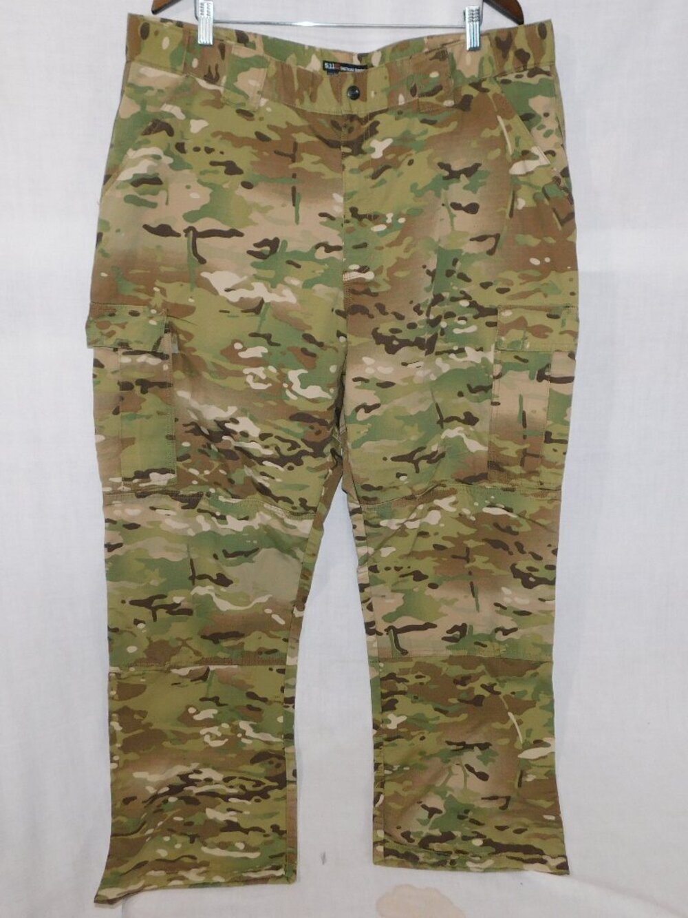 5.11 Tactical Multicam TDU Camo Pants Green Beige Brown 2XLT Mens 2XL LONG Tall